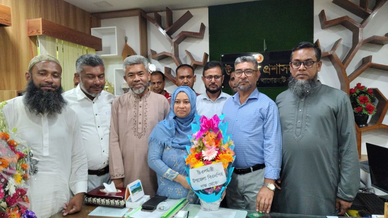 চিতলমারীতে নবাগত ইউএনও’র সঙ্গে উপজেলা বিএনপির সৌজন্য সাক্ষাৎ