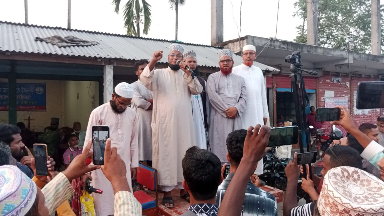 ভারতের অবৈধ পুশ-ইন ও সীমান্ত হত্যা বন্ধের দাবিতে ডিমলায় বিক্ষোভ মিছিল ও সমাবেশ